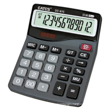 12 Digits Solar Power Digital Electronic Office Calculator Big LCD Display MU Function Financial Calculator